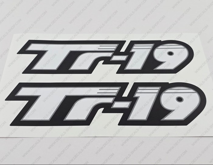 Triton Boat TR-19 Decal Set of 2 x 10.5" Triton Boat TR-19 Decal Set of 2 x 10.5"